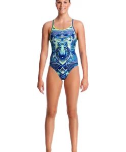 Funkita SEA WOLF | LADIES DIAMOND BACK ONE PIECE