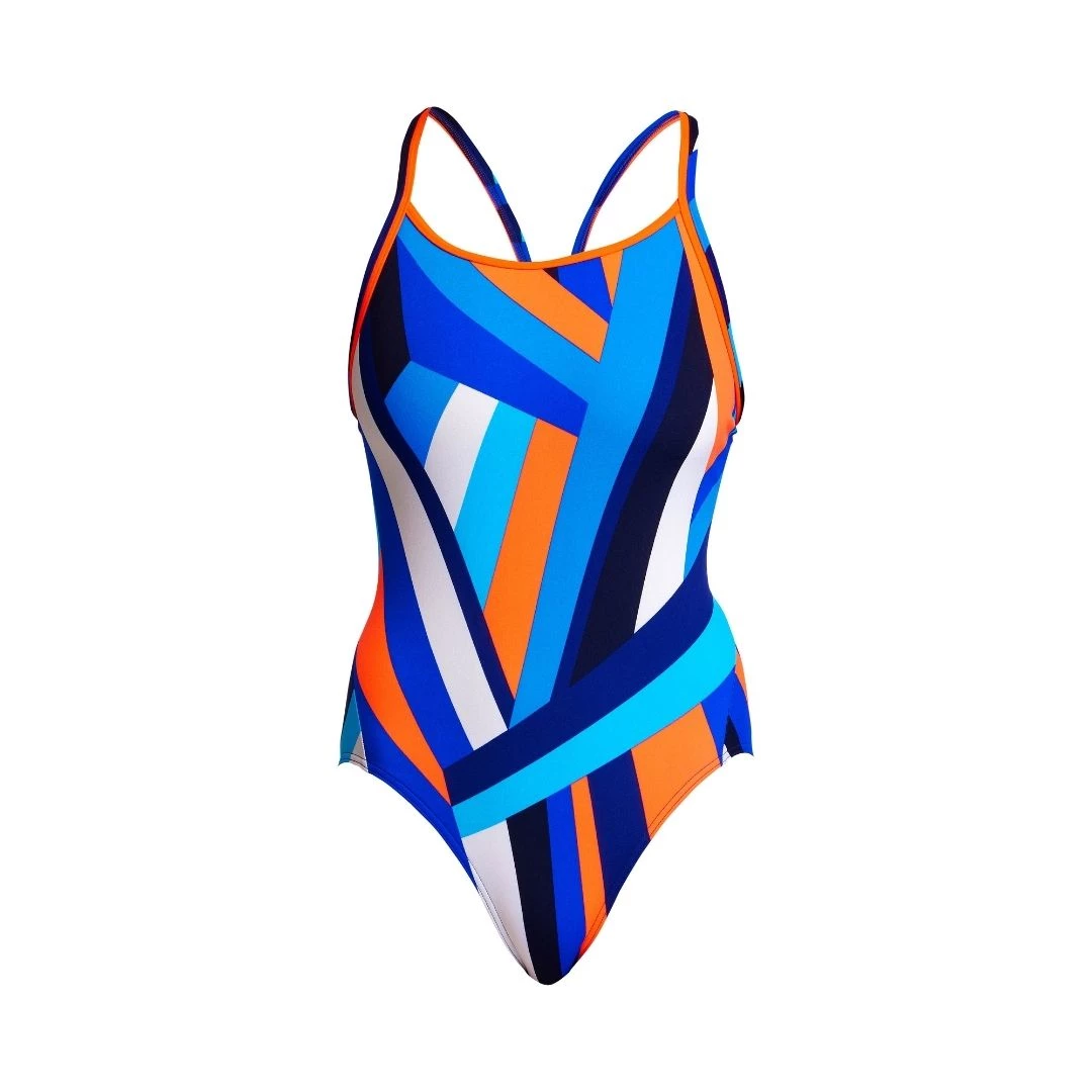 Funkita Scaffolded | Ladies Diamond Back One Piece 1 Funkita Scaffolded | Ladies Diamond Back One Piece