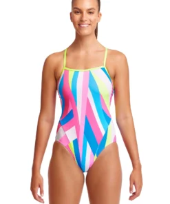 Funkita Women Swimwear Jagged Pill | Ladies Single Strap One Piece