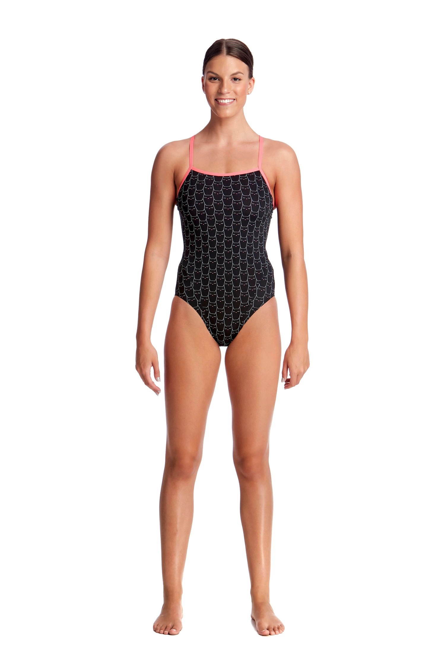 Funkita NIGHT CAT | LADIES SINGLE STRAP ONE PIECE 2 Funkita NIGHT CAT | LADIES SINGLE STRAP ONE PIECE