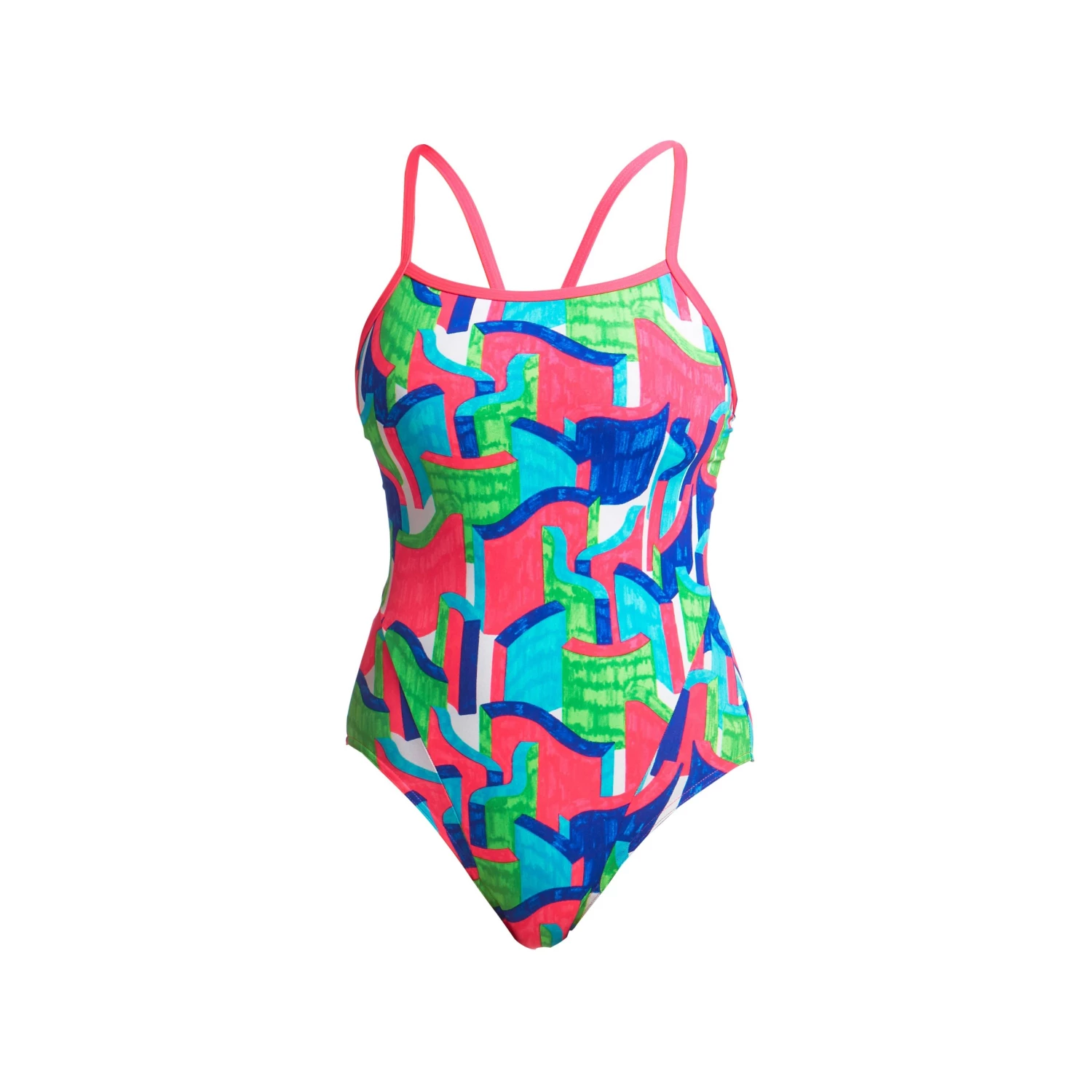 Funkita TEXTA TOWERS | LADIES SINGLE STRAP ONE PIECE Women Swimwear 1 Funkita TEXTA TOWERS | LADIES SINGLE STRAP ONE PIECE Women Swimwear