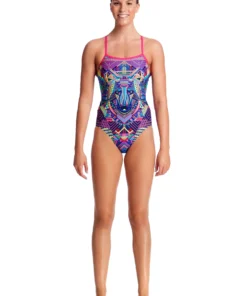 Funkita Women Swimwear WOLF PACK | LADIES SINGLE STRAP ONE PIECE