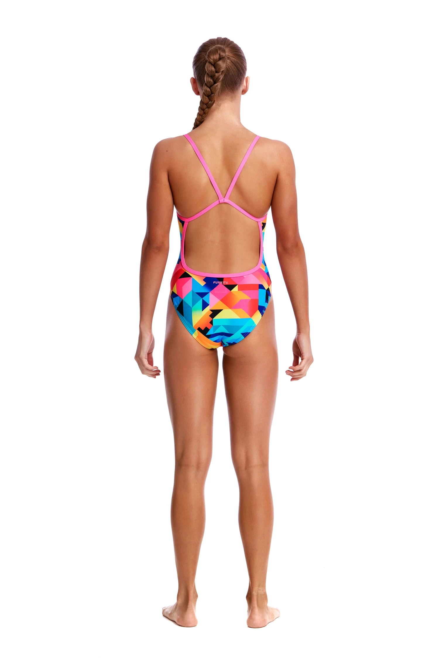Funkita Girls Swimwear COLOUR BURST | GIRLS SINGLE STRAP ONE PIECE 3 Funkita Girls Swimwear COLOUR BURST | GIRLS SINGLE STRAP ONE PIECE