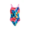 Funkita Girls Swimwear COLOUR BURST | GIRLS SINGLE STRAP ONE PIECE