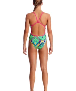 Funkita DIAMOND FIRE | GIRLS SINGLE STRAP ONE PIECE Girls Swimwear