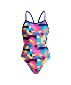 FUNKITA Girls Swimwear MAD MIST | GIRLS SINGLE STRAP ONE PIECE
