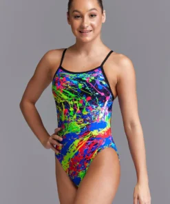 Funkita Girls Swimwear Paint Smash | Girls Single Strap One Piece