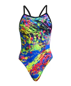 Funkita Girls Swimwear Paint Smash | Girls Single Strap One Piece