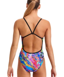 Funkita Girls Swimwear Paint Smash | Girls Single Strap One Piece
