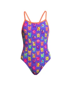 Funkita POOCH PARTY | GIRLS SINGLE STRAP ONE PIECE Girls Swimwear