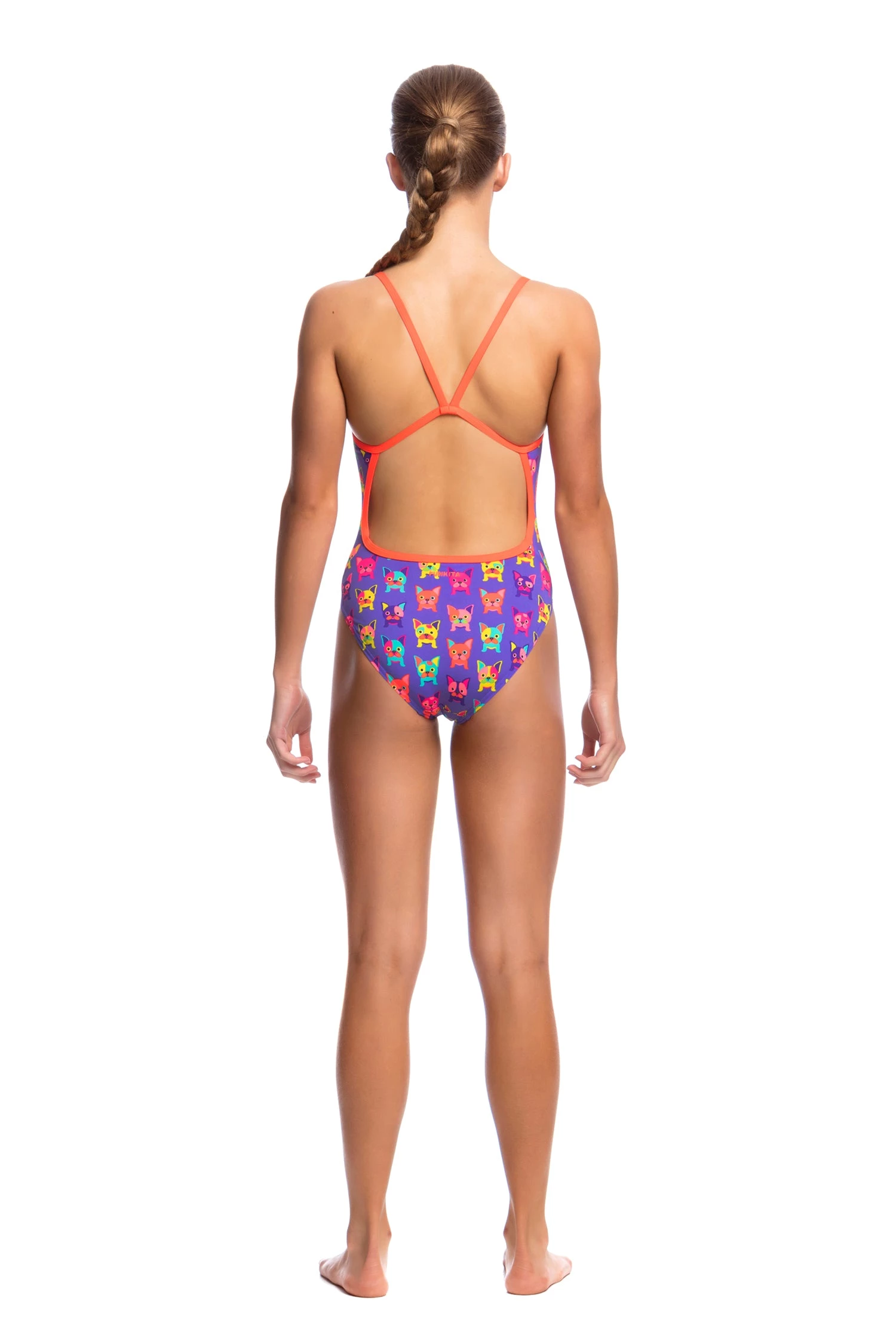 Funkita POOCH PARTY | GIRLS SINGLE STRAP ONE PIECE Girls Swimwear 4 Funkita POOCH PARTY | GIRLS SINGLE STRAP ONE PIECE Girls Swimwear