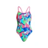 Funkita TEXTA TOWERS | GIRLS SINGLE STRAP ONE PIECE Girls Swimwear