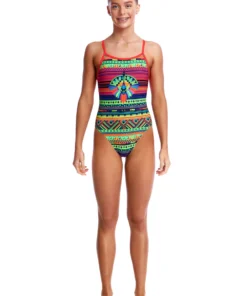 Funkita Girls Swimwear WINGSPAN | GIRLS SINGLE STRAP ONE PIECE