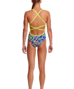 Funkita Noodle Bar | Girls Strapped In One Piece Girls Swimwear
