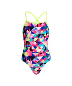 Funkita PURPLE PATCH | GIRLS STRAPPED IN ONE PIECE Girls Swimwear