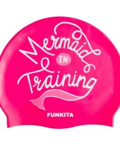 Funkita Mermaid In Training | Silicone Swimming Caps Swim Caps