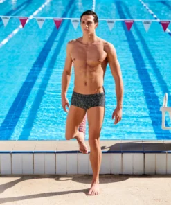 Funky Trunks Men Swimwear BINARY BRO | MENS PLAIN FRONT TRUNKS