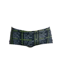 Funky Trunks DEPARTURE BOARD | MENS PLAIN FRONT TRUNKS