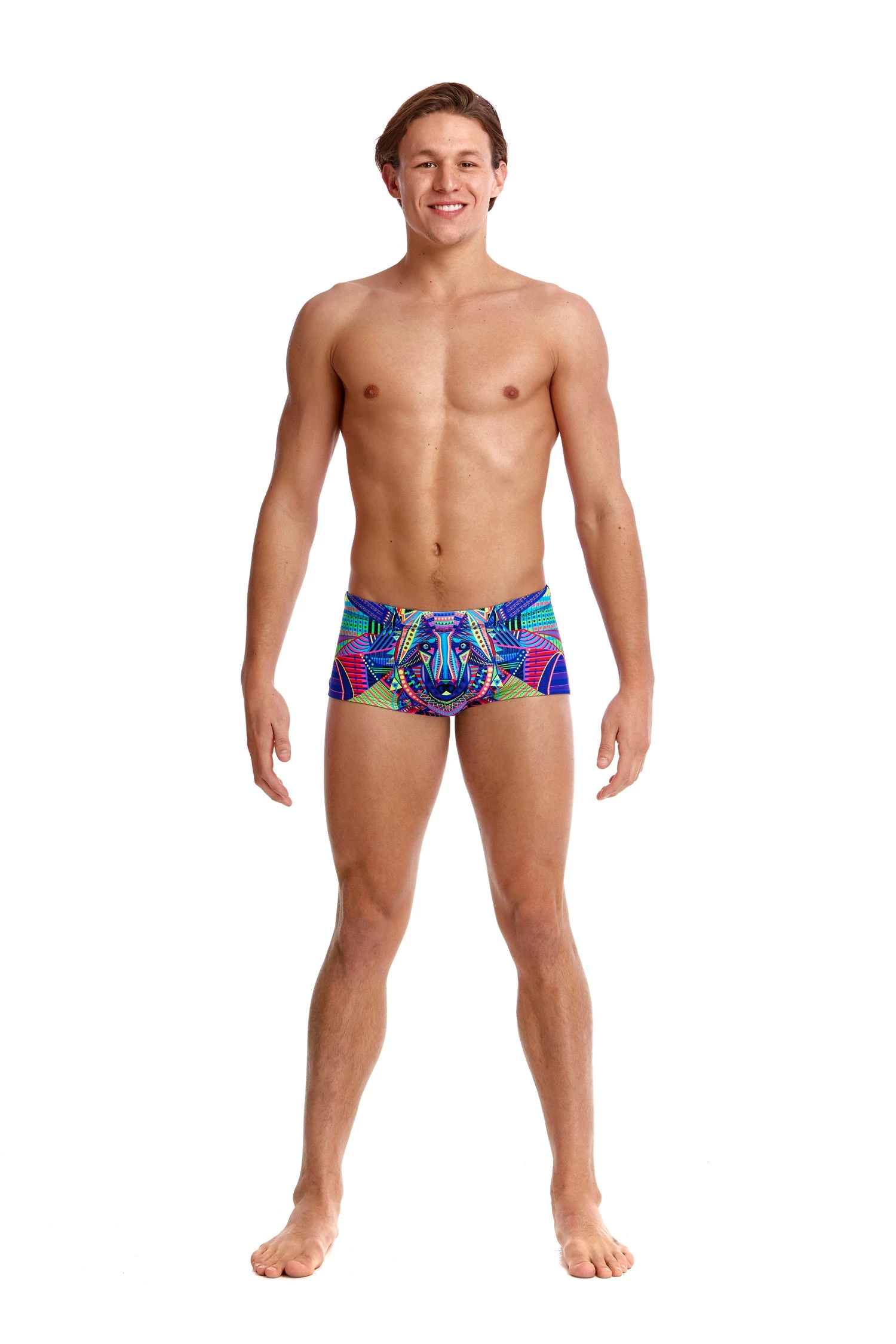 Funky Trunks WOLF PACK | MENS PLAIN FRONT TRUNKS Men Swimwear 2 Funky Trunks WOLF PACK | MENS PLAIN FRONT TRUNKS Men Swimwear