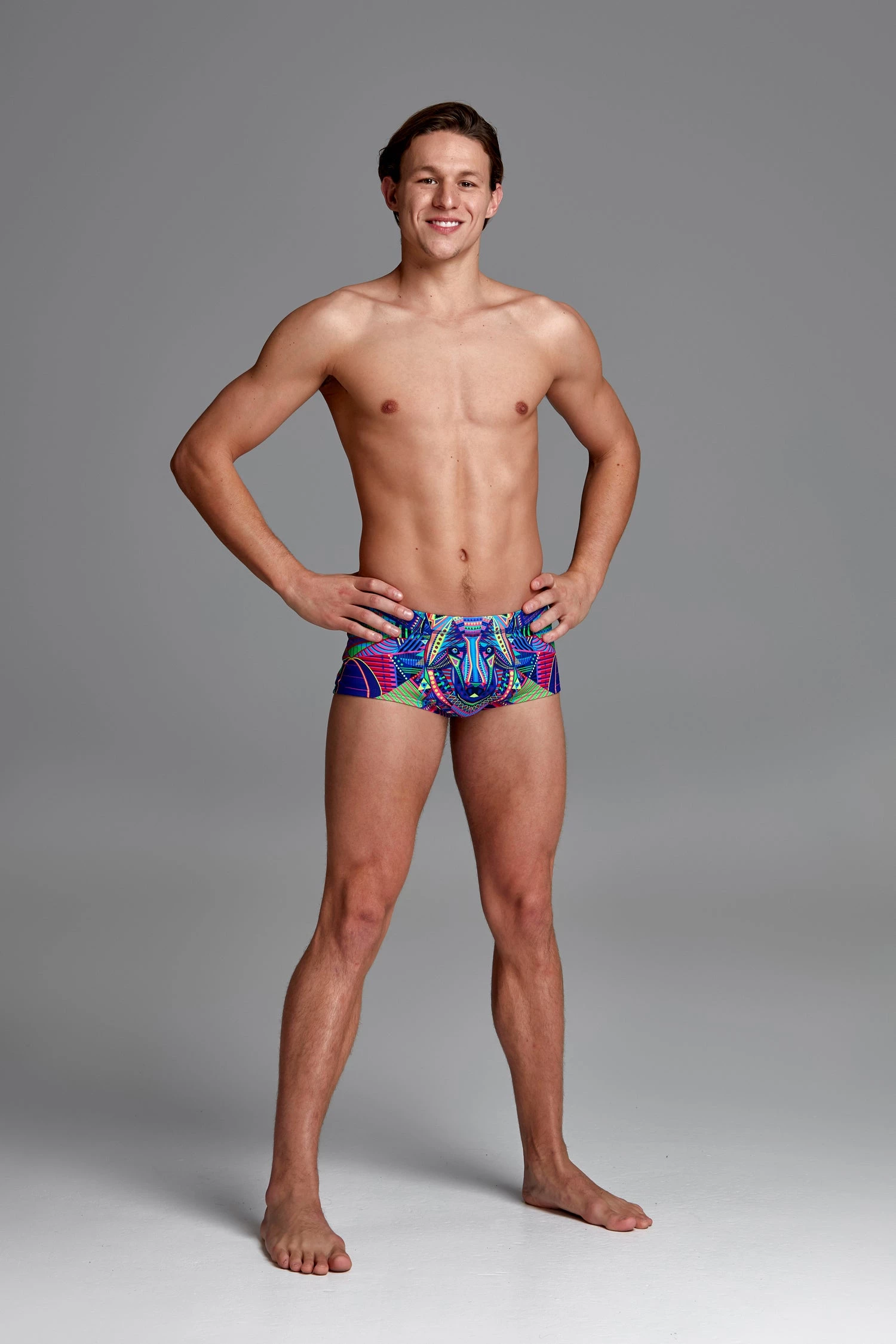 Funky Trunks WOLF PACK | MENS PLAIN FRONT TRUNKS Men Swimwear 5 Funky Trunks WOLF PACK | MENS PLAIN FRONT TRUNKS Men Swimwear