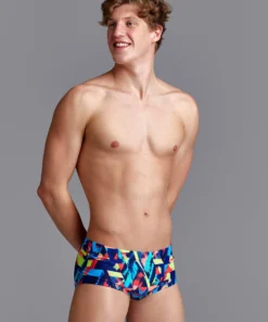 Funky Trunks Blocked Bars | Mens Eco Classic Trunks