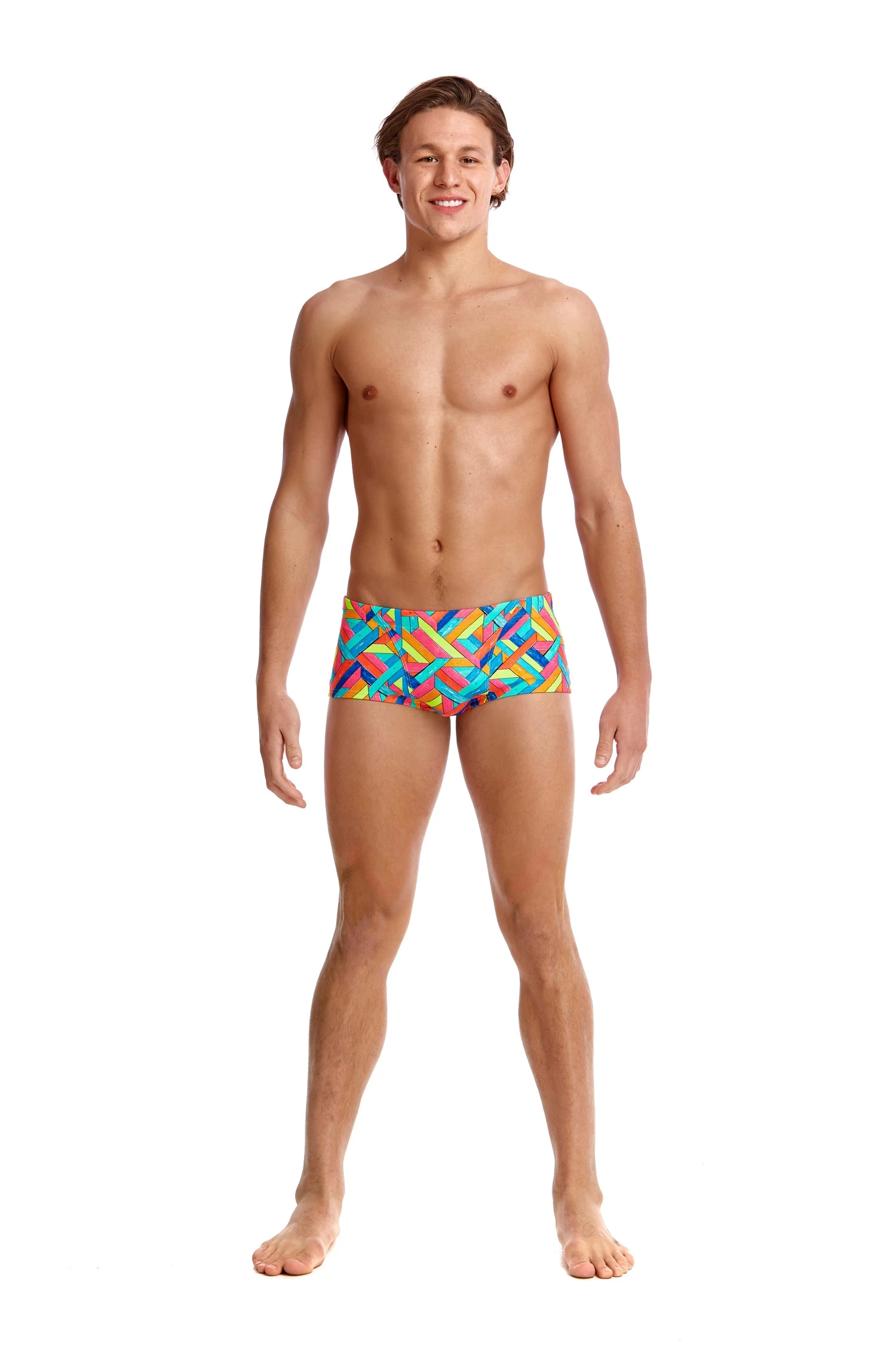 Funky Trunks Panel Pop | Mens Classic Trunks Men Swimwear 2 Funky Trunks Panel Pop | Mens Classic Trunks Men Swimwear