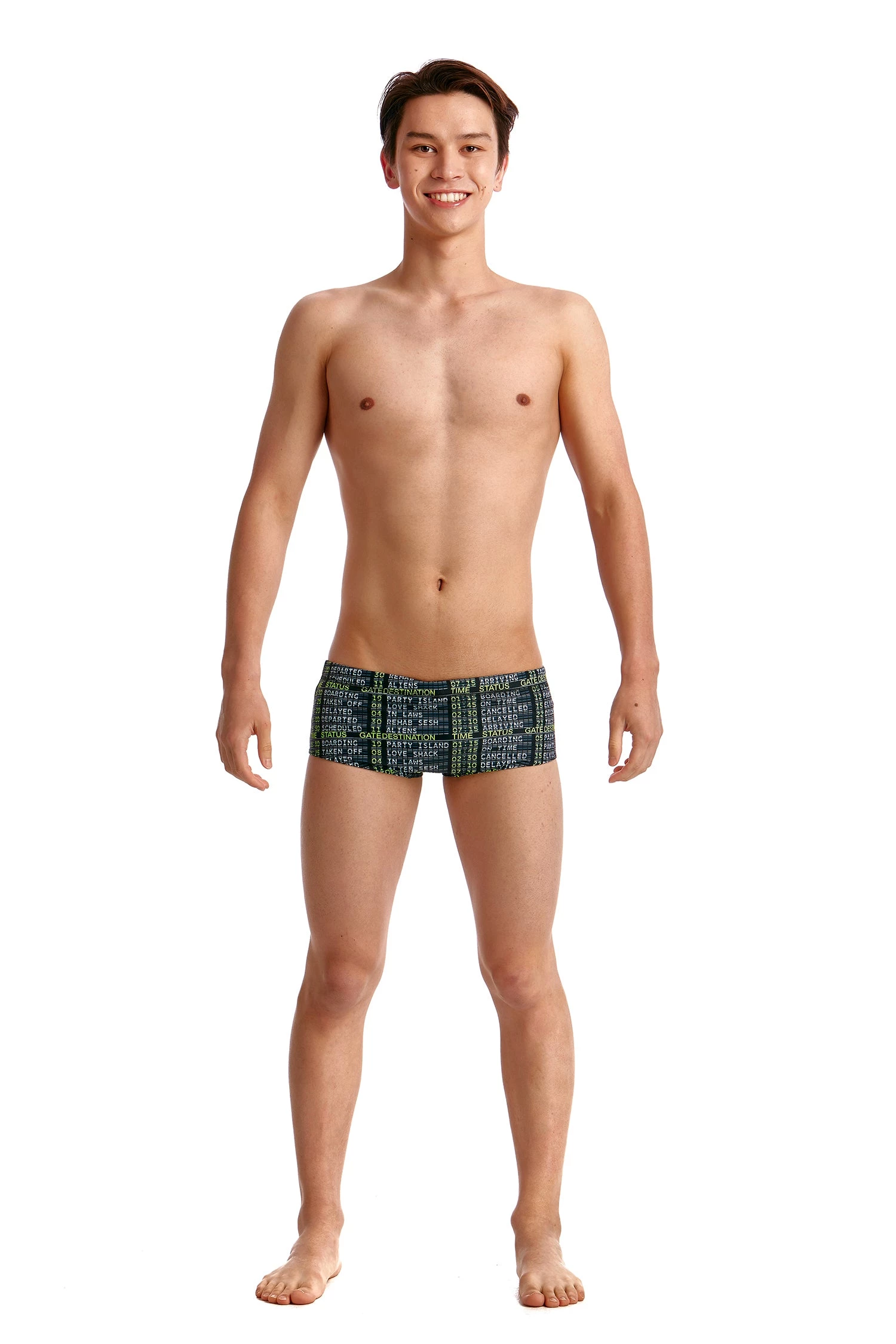 Funky Trunks Boys Swimwear DEPARTURE BOARD | BOYS CLASSIC TRUNKS 2 Funky Trunks Boys Swimwear DEPARTURE BOARD | BOYS CLASSIC TRUNKS