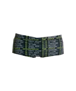 Funky Trunks Boys Swimwear DEPARTURE BOARD | BOYS CLASSIC TRUNKS