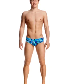 Funky Trunks Men Swimwear CRACK ATTACK | MENS CLASSIC BRIEFS