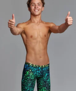 Funky Trunks Spraying Alive | Boys Training Jammers Boys Swimwear
