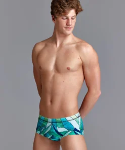 Funky Trunks Men Swimwear Big Blanc | Mens Sidewinder Trunks