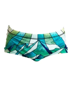 Funky Trunks Men Swimwear Big Blanc | Mens Sidewinder Trunks