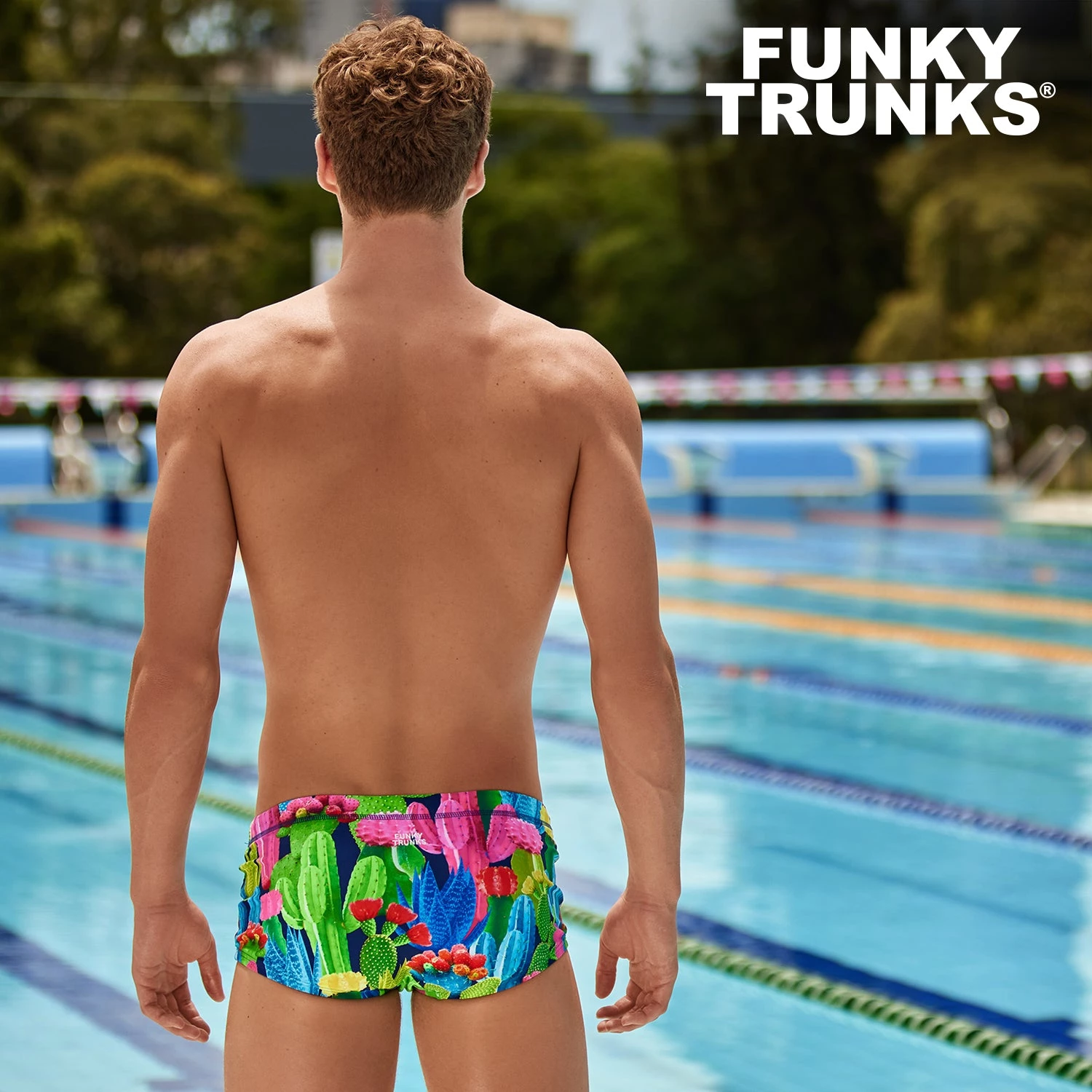 Funky Trunks Men Swimwear Cacti High | Mens Sidewinder Trunks 2 Funky Trunks Men Swimwear Cacti High | Mens Sidewinder Trunks