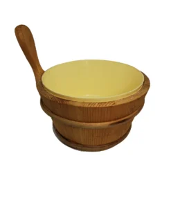 Wooden Bucket & Ladle Set | Helo Saunas Pool & Spa