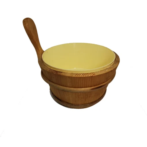 Wooden Bucket & Ladle Set | Helo Saunas Pool & Spa 4 Wooden Bucket & Ladle Set | Helo Saunas Pool & Spa
