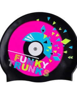 Funky Trunks Disco Stu | Silicone Swimming Caps