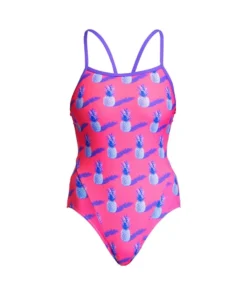 Funkita Women Swimwear Pine Time | Ladies Single Strap One Piece