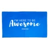 Swimshop2u.com I'm Here To Be Awesome Microfibre Towel (Blue) Accessories