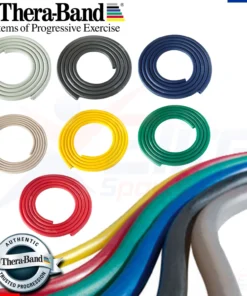 THERABAND PROFESSIONAL LATEX RESISTANCE TUBING, 100 FT. | BLACK (Special Heavy) Resistance Training